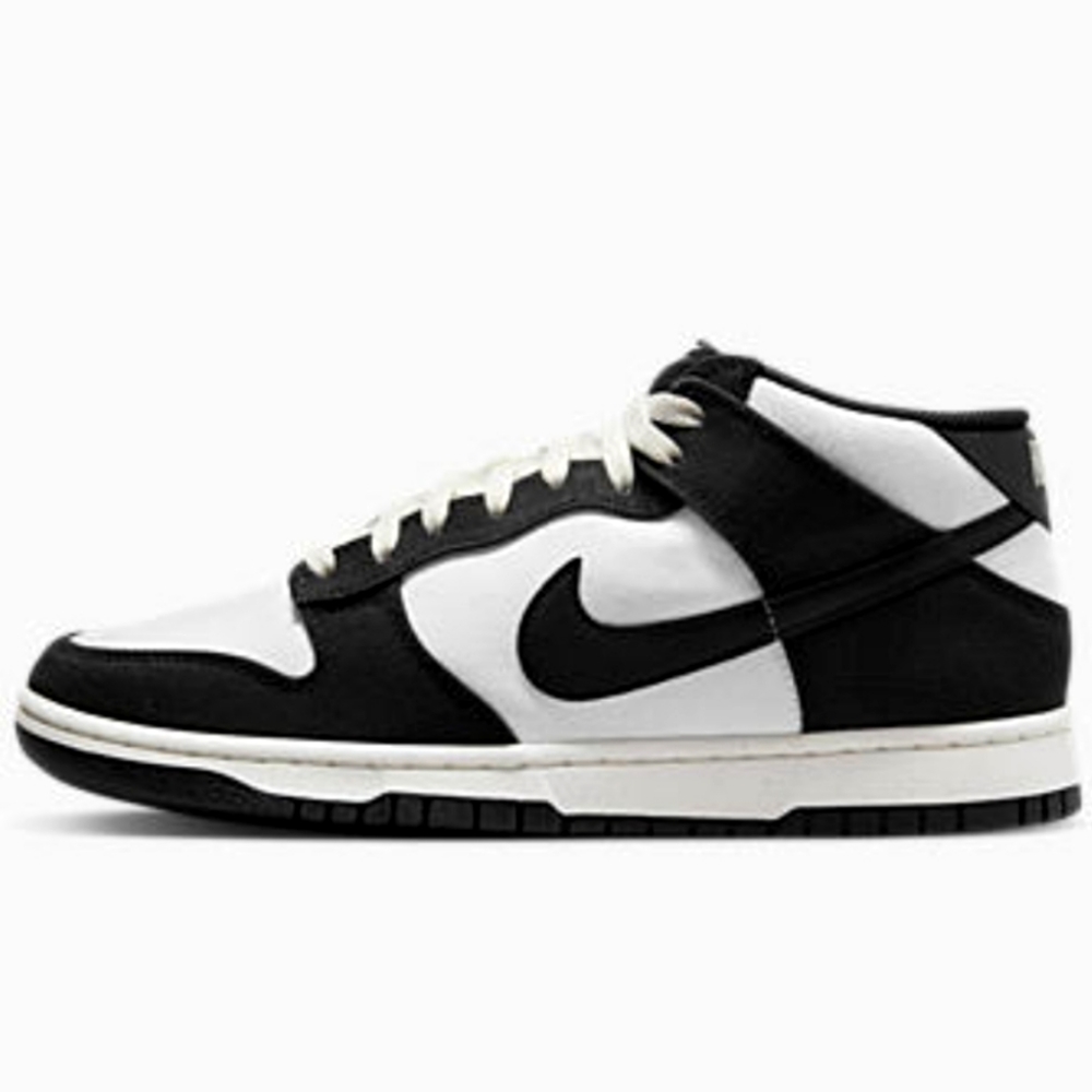 Nike Dunk Panda Mid Sneakers Shoes, Black & White, Brand New in Box.